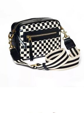 UNIVERSAL THREAD Camera Crossbody Bag, black and cream